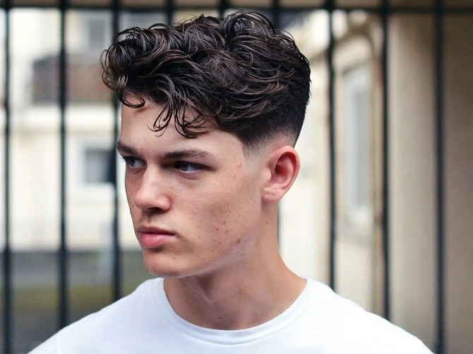 How to Style a Burst Fade for Wavy Hair?